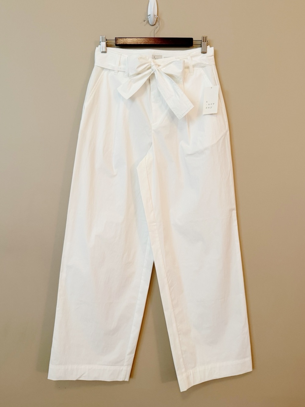 NWT A New Day Wide Leg Belted Pants Sz 6